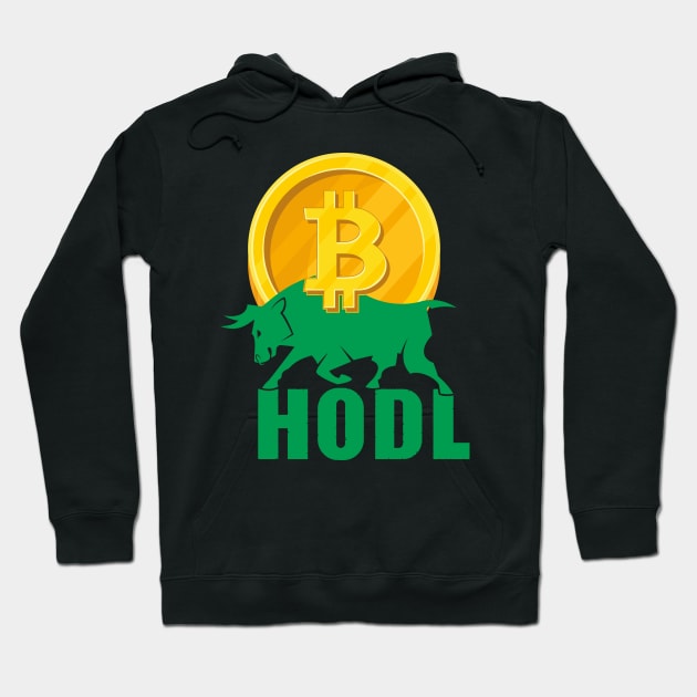 Bitcoin HODL Hoodie by FunawayHit